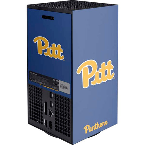 University of Pittsburgh Pitt Panthers XBox Series X Digital Edition Console Skin